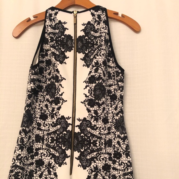 Black & White Mini Dress - Picture 4 of 5